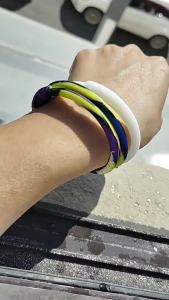 ซื้อ 3 แถม 1 ฟรี สายรัดข้อมือซิลิโคนดาวบาสเกตบอล Luminous SpWristband แฟชั่น Baller Band