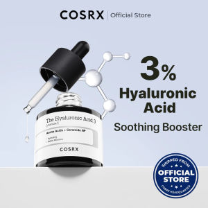 COSRX The Hyaluronic Acid 3 Serum 3% Hyaluronic Acid With Amino Acids & Ceramide NP Deep Hydrating Facial Serum Lock Skin Moisture Strengthen Skin Barrier Soothing Booster For Dry Skin