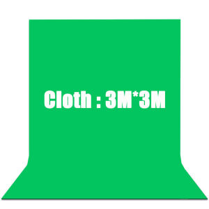 Photo Studio ผ้าฉากหลัง 3x3m & ฉากถ่ายรูป 2.8x3m Photography Background Heavy Duty Support System Kit