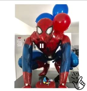 [91cm] Spiderman Birthday Super Hero Huge Foil Balloon Balloons for Birthday Decoration Backdrop Decor Party Cake Birthday