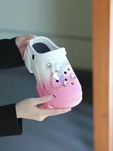 [Free Shipping] Best-selling high-appearance ultra-soft thick-soled womens summer clogs with height increase anti-slip anti-odor dual-use EVA closed-toe design
