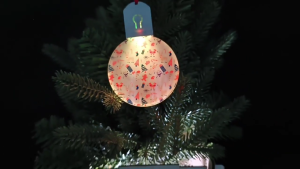 Sublimation Blank LED Acrylic Keychains Hot Transfer Printing Keychain with LED Light DIY Decorations Hanging Ornaments