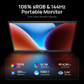 ARZOPA 16.1' 144Hz Portable Gaming Monitor, 1080P HDR with USB 3.1 HDMI Laptop Computer Monitor for Switch, PlayStation, Xbox, PS5, Mac. 
