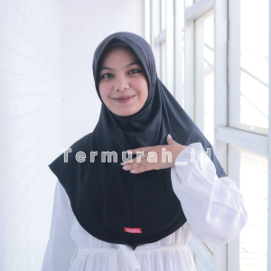 Jilbab Instan Hamidah Size L Jersey Kerudung Sporty Olahraga Bergo Hamidah Menutup Dada Kerudung sport Daily Termurah