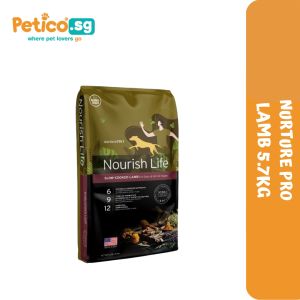 Nurture PRO Nourish Life Dry Dog Food 5.7kg | NurturePRO Complete Diet Puppy Adult Salmon Lamb Chicken