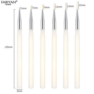 Nail Art Brush Acrylic Nail Pen UV Gel Nail Art Polish Painting Brush Liner brushes Nail Art Tool Set