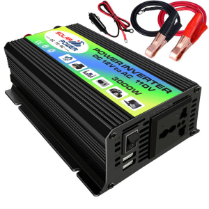 Power Inverter 4000/6000 Watt Peak DC Modified Sine Wave 12V to AC 220V Car Power Charger Inverter