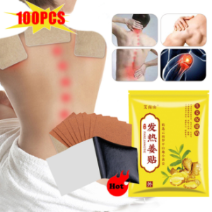 GINGER PATCH 100 PCS PER PACK | RELIEVES PAIN AND IMPROVE SLEEP | HERBAL GINGER PATCH | WITH WARM COMPRESS EFFECT | EASY MOXIBUSTION ANYTIME & ANYWHERE