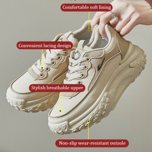 Womens Spring Running Shoes for Height Increasing Student