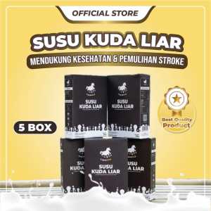 SumbaGold Susu Kuda Liar Original Paket 5 Box Untuk Bantu Pemulihan Sakit Stroke Ringan Sembuhkan Kebas Sakit Kepala Hebat Hipertensi Asam Urat Lemah Otot Bantu Turunkan Kolesterol Tinggi Lancarkan Peredaran Darah