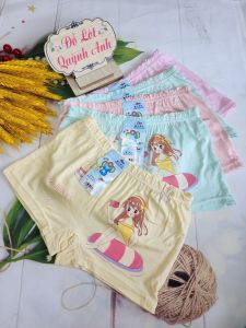 Combo10 quần sịp đùi mặc váy bé gái từ 1 đến 12 tuổi lưng thun chất cotton xịn co giãn thấm hút mồ hôi  - Đồ Lót Quỳnh Anh