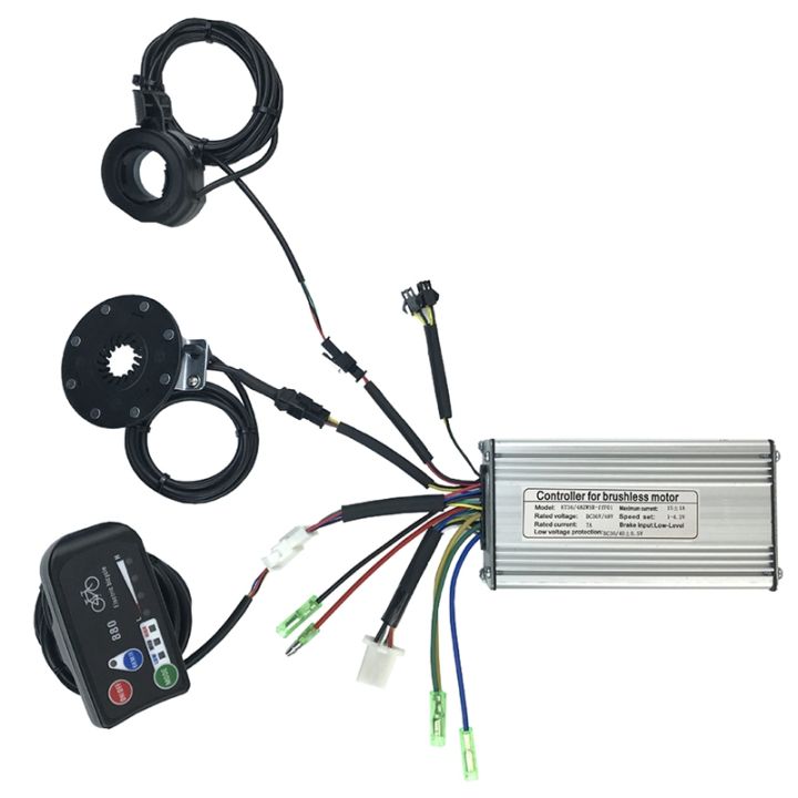 E-Bike Controller 36V/48V 15A 250W – 6-FET JN-15A, Wasserdicht, Mit Doppeltem Lichtdraht, Kompatibel Mit JN-Display