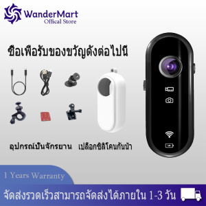 กล้องแอคชั่น ขนาดเล็ก 2K/1080P/30FPS กล้องวิดีโอดิจิทัล 30M กันน้ํา เชื่อมต่อ WiFi กล้องติดหมวกกันน็อค