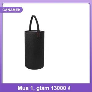 【CANAMEK】 Cảm thấy treo cà chua phát triển túi dọc lộn ngược trồng 2 trong 1 dâu tây hoa rau vườn tái sử dụng container