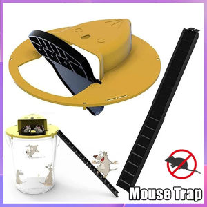 Mouse Rat Mice Trap  Live Catch Pet Safe Home Garden Perangkap Tikus Hidup Reusable Rat Catching Mice Plastic Bucket Lid Household Excluding Barrels