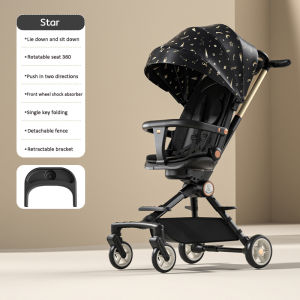 【COD】Upscale Prams Baby Stroller Baby Carriage Stroller  for Baby Sale Two-way Switching Foldable Mobile Childrens Dining Chair