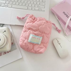 JAYQQ Anti-scratch Camera Storage Bag Shockproof Dustproof Makeup Lipstick Storage Bag Durable Multi-purpose Drawstring Wallet Travel