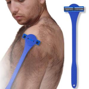 Dao cạo chà lưng 2 trong 1 và dao cạo thủ công cho nam có lưỡi ba lớp và chuột máy tính tiện lợi để chải chuốt hiệu quả