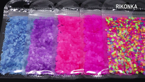 Sáng bóng móng tay móng tay Kim tuyến nghệ thuật Flake móng tay lấp lánh paillette Vòng 3D nhãn dán móng nghệ thuật làm móng tay make up DIY Đề can trang trí