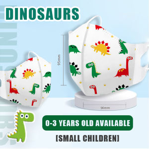 FOR KIDS LYL 50PCS KN95 Face Mask for Kids Cartoons 3ply 3D Child Butterfly Protective Unobstructed Breathing 3 Layers KF94 Child Facemask 5D Baby Mask 0 to 3 old child Face Mask