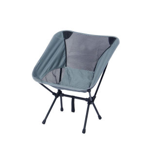 กลางแจ้งพับเก้าอี้ตั้งแคมป์เบาอลูมิเนียมพับเก้าอี้ดวงจันทร์150กิโลกรัมโหลดสูงชายหาดปิกนิกเก้าอี้ตกปลา