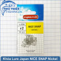 Khóa Lure Snap Japan Nice Snap Nickel. 