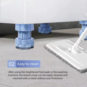 Washing Machine Dryer Anti Vibration Pads Adjustable Leveling Anti Slip Rubber Feet Noise Reduction Mats