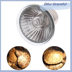 Ditur 25 50 75W UVA + UVB 3.0 bò sát đèn bóng đèn rùa Basking UV ánh sáng bóng đèn sưởi ấm đèn điều khiển nhiệt độ