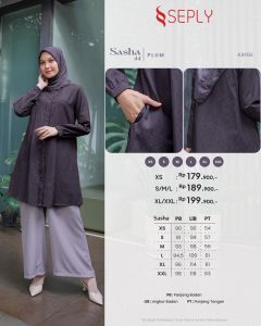 TUNIK BY SEPLY SASHA 44 TERBARU 2025 ATASAN KEKINIAN DAILY CASUAL KONDANGAN KULIAH PREMIUM TERMURAH