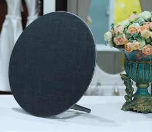 [YEAR END CLEARANCE SALES!] HIGH QUALITY BEAUTIFUL DECORATIVE ROUND BLUETOOTH SPEAKERS with REMOTE CONTROL & OPTIONL KARAOKE KIT