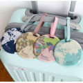 WORLD MAP Travel Luggage Tag Label Koper Motif Karakter Lucu Unik NJ40. 