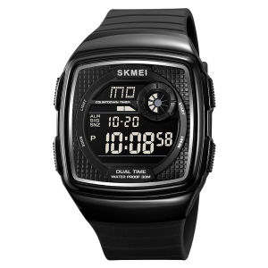 SKMEI 2208 Light LED Display Digital Military Sports Watches Stopwatch Mens Watch Countdown (47.3mm)