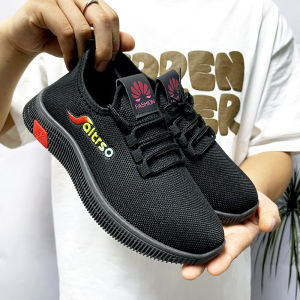 Korean Ladies Casual Sports Shoes Huawei Logo Fashion Rubber Shoes