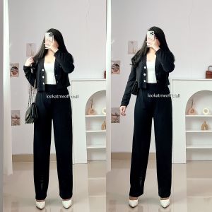Deluna - Zoey Set 2in1 Jogger + Crop Top Premium