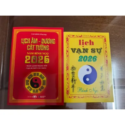 Sổ tay Combo Lịch vạn sự 2026 Bính Ngọ