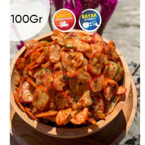 Kerupuk Seblak Bantet Bawang Udang Pedas