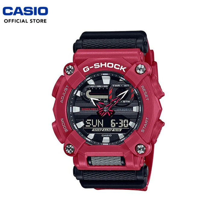 Casio G-Shock (GA-900-4ADR) Red Resin Strap 200 Meter World Time Watch  Lazada PH
