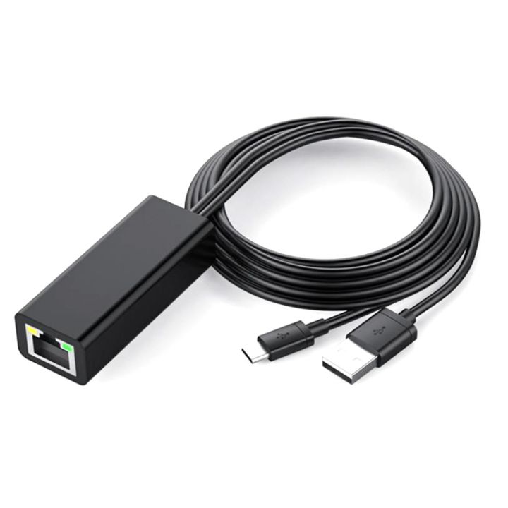 Ethernet Adapter with Power Cable for TV Stick (2Nd Gen), 4K Stick ...