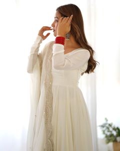 [Pre Order] Size XS to 2XL New Launching Anarkili with Pant And Dupatta Set (Material Romansilk Chanderi) ~ Delivery Lead Time : 10 days