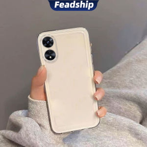 Feadship Case for OPPO A38 4G a58 4g a58 5g a78 4g a78 5g oppo a18 a98 5g phone casing Softcase Silicone shockproof Clear Cover new design aesthetic CARTOON CAT with holder TKYYMZJ01