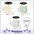 Light Luxury Wall-mounted Soap Dish Punch-free Double Drainage Bathroom Storage Soap Box Shelf. 