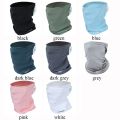 CHENJIE Breathable Bike  Windproof Dustproof Solid Color Full Face  Daily Ice Silk Balaclava Hiking Cycling. 