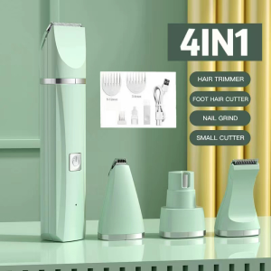 4 in 1 Pet Hair Trimmer Rechargeable dog razor for pet grooming Wireless Pet trimmer for dogs cat clipper Low noise