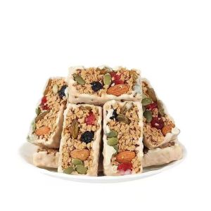 [แคลอรี่ต่ำ อิ่มนาน] บาร์โยเกิร์ตข้าวโอ๊ตถั่ว บาร์โยเกิร์ตข้าวโอ๊ตถั่ว ข้าวโอ๊ตกรอบพร้อมทาน อิ่มนาน อาหารเช้าที่มีคุณค่าทางโภชนาการ