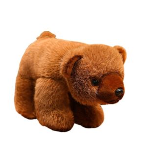 XIAHU Thú nhồi bông mềm mại Đồ chơi gấu 13/20/28cm Thú nhồi bông Đồ chơi động vật Dễ thương Gấu bông nâu Đứa trẻ