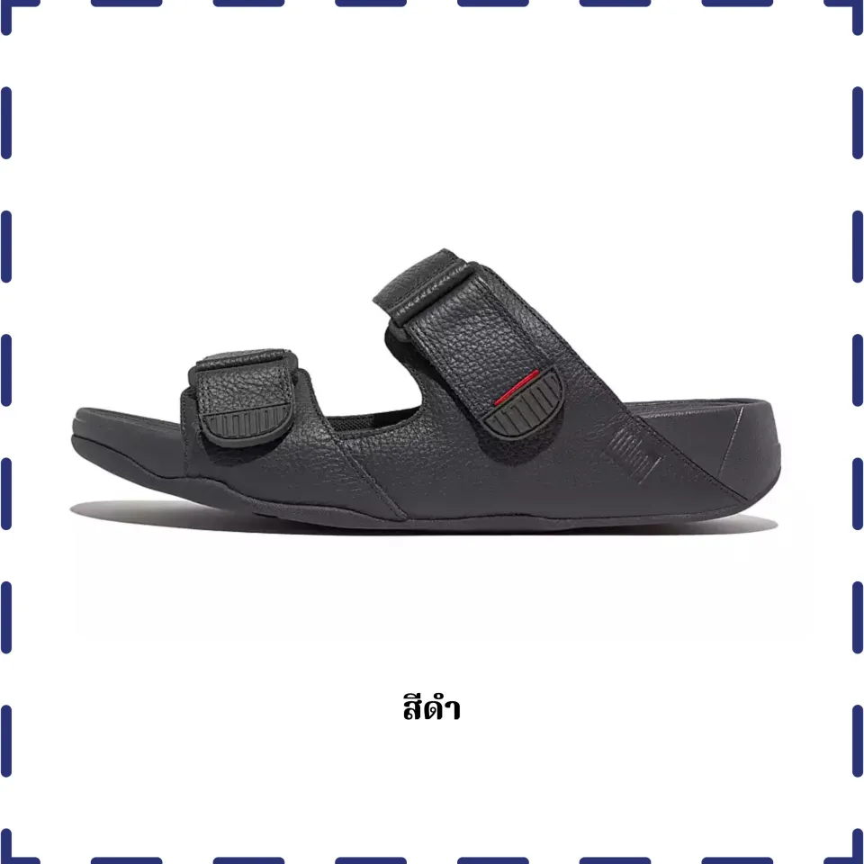 FITFLOP รองเท้าชาย GOGH MOC รองเท้าแตะแบบสวมผู้ชาย รองเท้าแตะชาย
