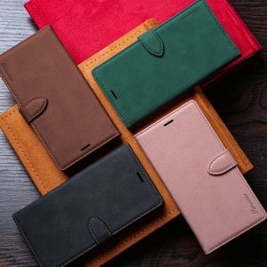 Caes For Samsung Galaxy Note 20/Note 20 Ultra PU Leather TPU Flip Wallet Cover with Magnetic Closing Clasp Stand Card Slots Casing