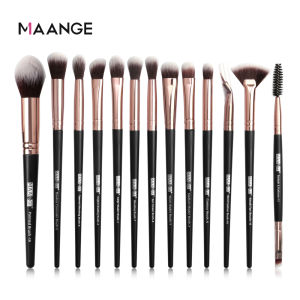 MAANGE 13Pcs Kuas Make Up Cosmetic Brush Professional Brushes Set Kit