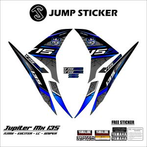 Stiker striping jupiter mx new 135 grafis variasi 003