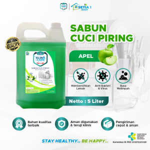 Sabun Cuci Piring 5L Dishwash KLINO CARE Aneka Aroma Busa Melimpah Wangi